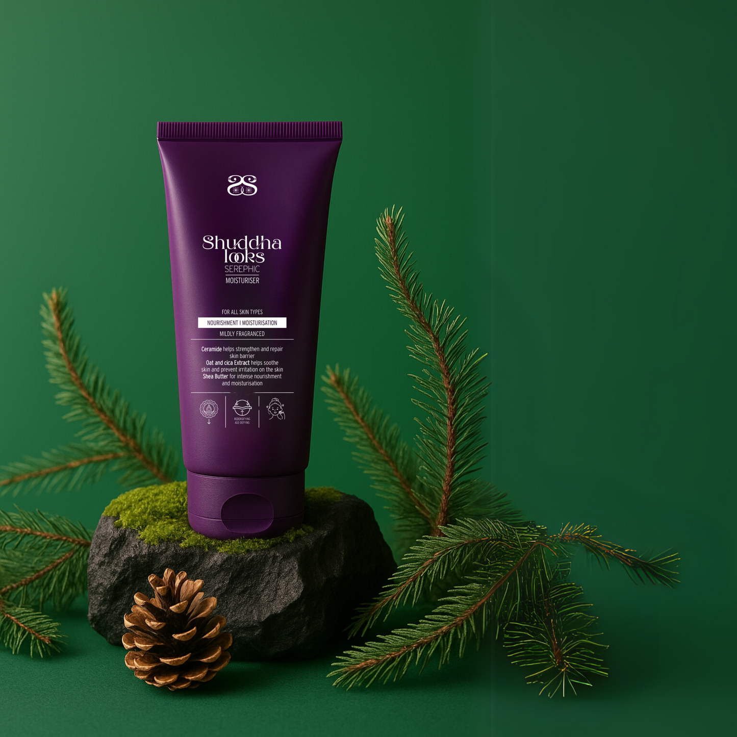 Serephic Moisturiser – Ceramide, Shea Butter & Cica | Deep Nourishment for All Skin Types