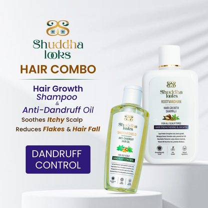 Hair growth  shampoo +  Dandruff oil