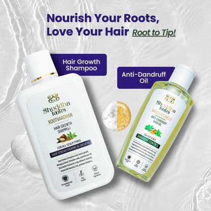 Hair growth  shampoo +  Dandruff oil