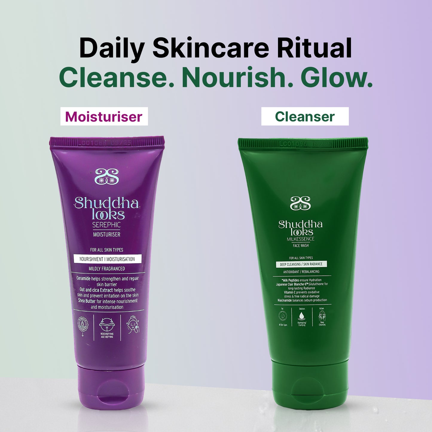Facewash +  Moisturizer