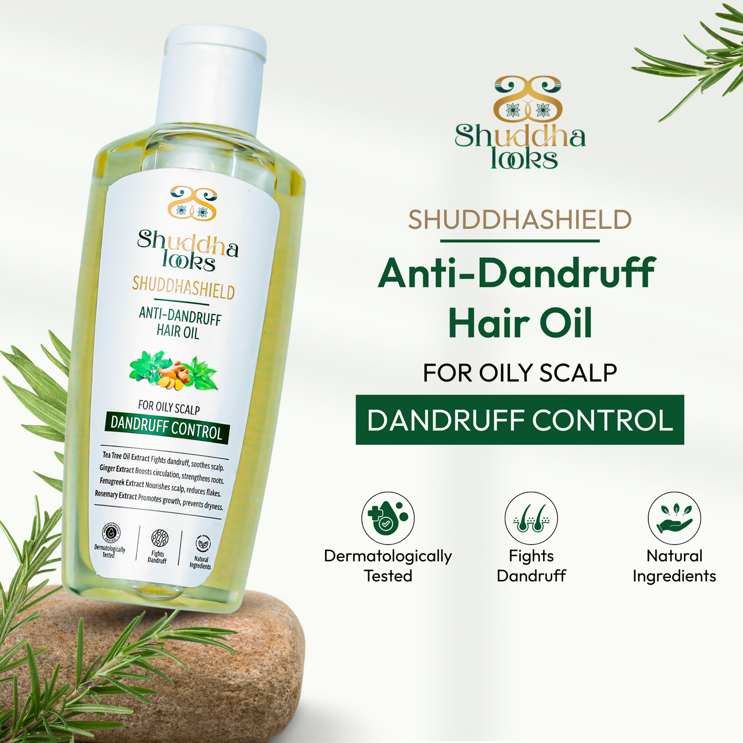 Dandruff Preventing Hair Oil