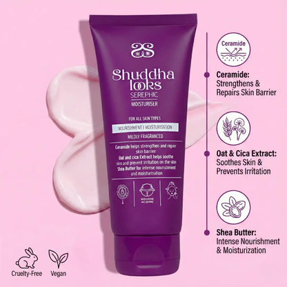 Serephic Korean Moisturizer for Deep Daily Hydration with Ceramide-3