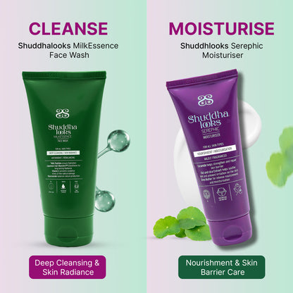 Facewash +  Moisturizer