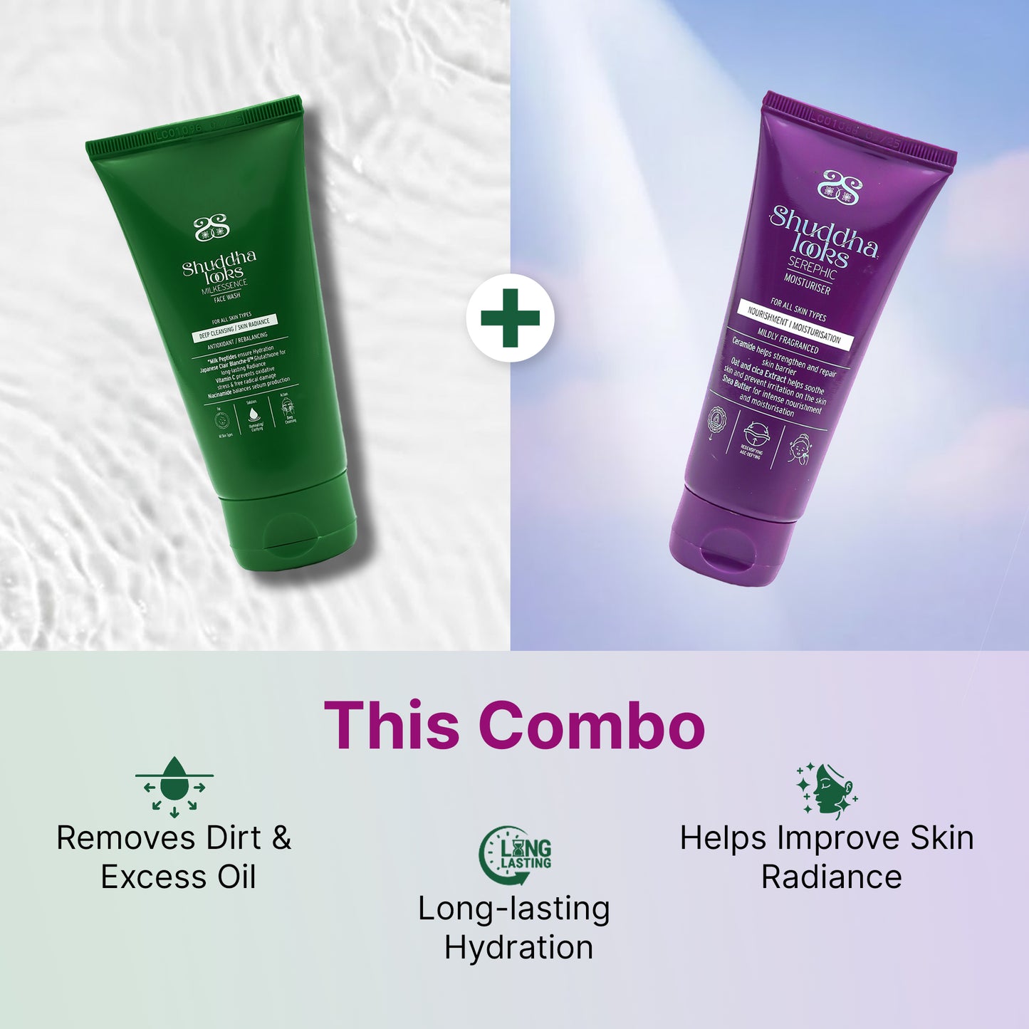 Facewash +  Moisturizer