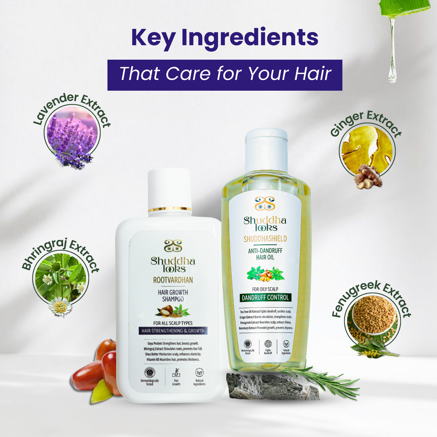 Hair growth  shampoo +  Dandruff oil