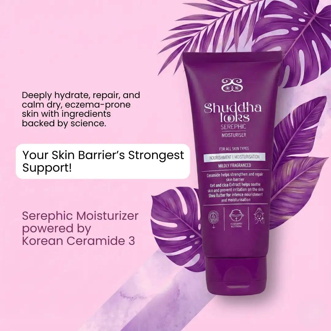 Serephic Korean Moisturizer for Deep Daily Hydration with Ceramide-3