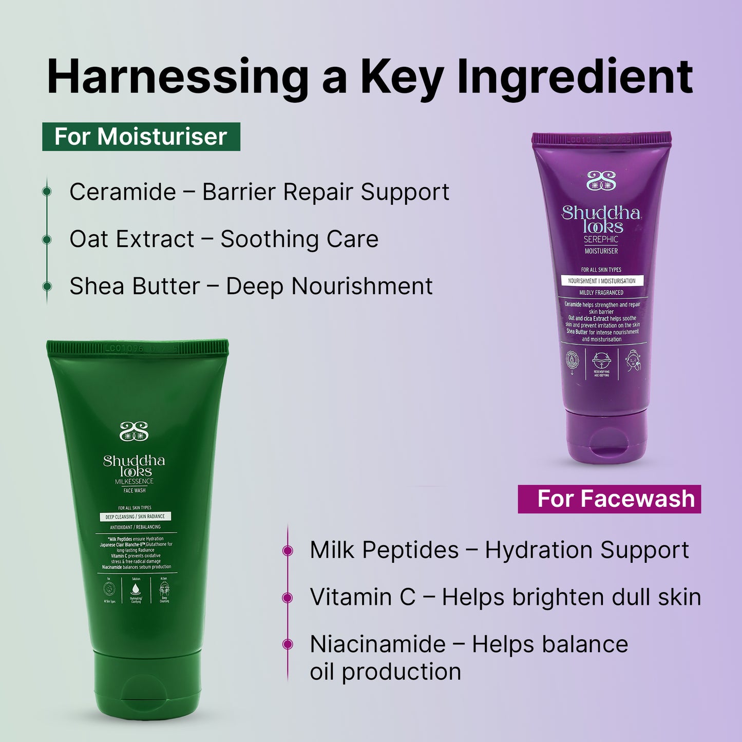 Facewash +  Moisturizer