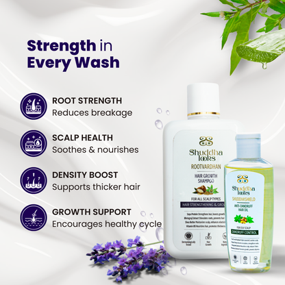 Hair growth  shampoo +  Dandruff oil
