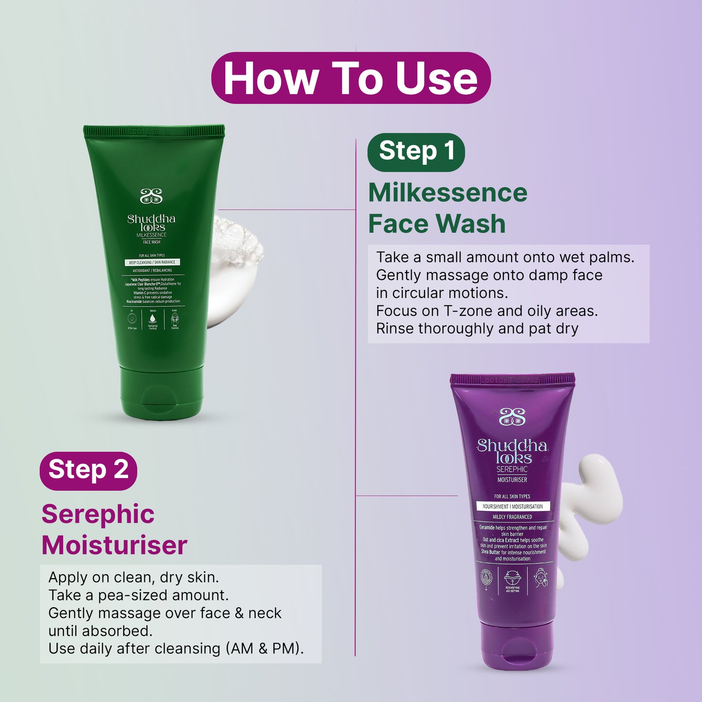 Facewash +  Moisturizer
