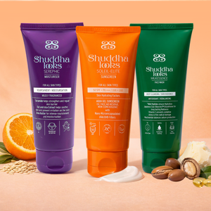 Facewash +  Moisturizer +  Sunscreen