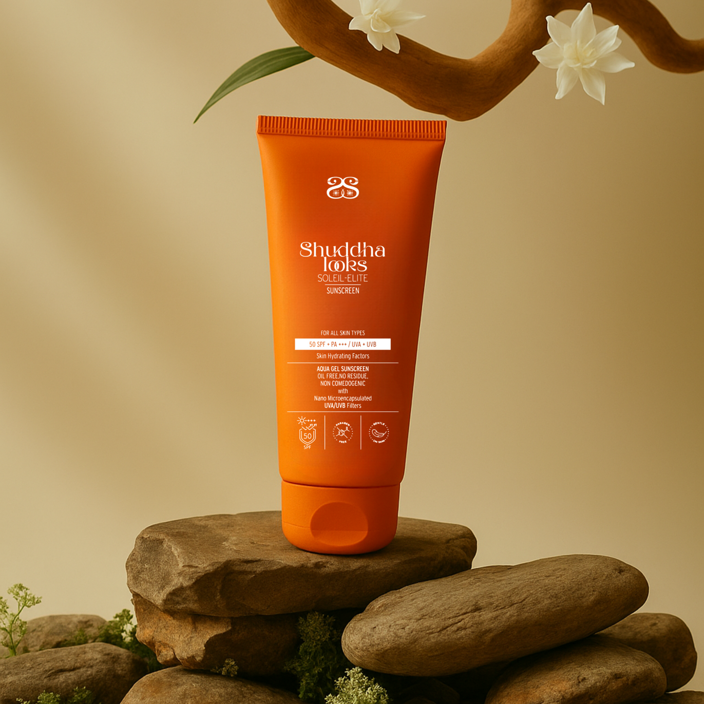 Soleil-Elite Broad-Spectrum SPF 50+ Sunscreen – Water-Resistant, Non-Greasy, UVA/UVB Protection